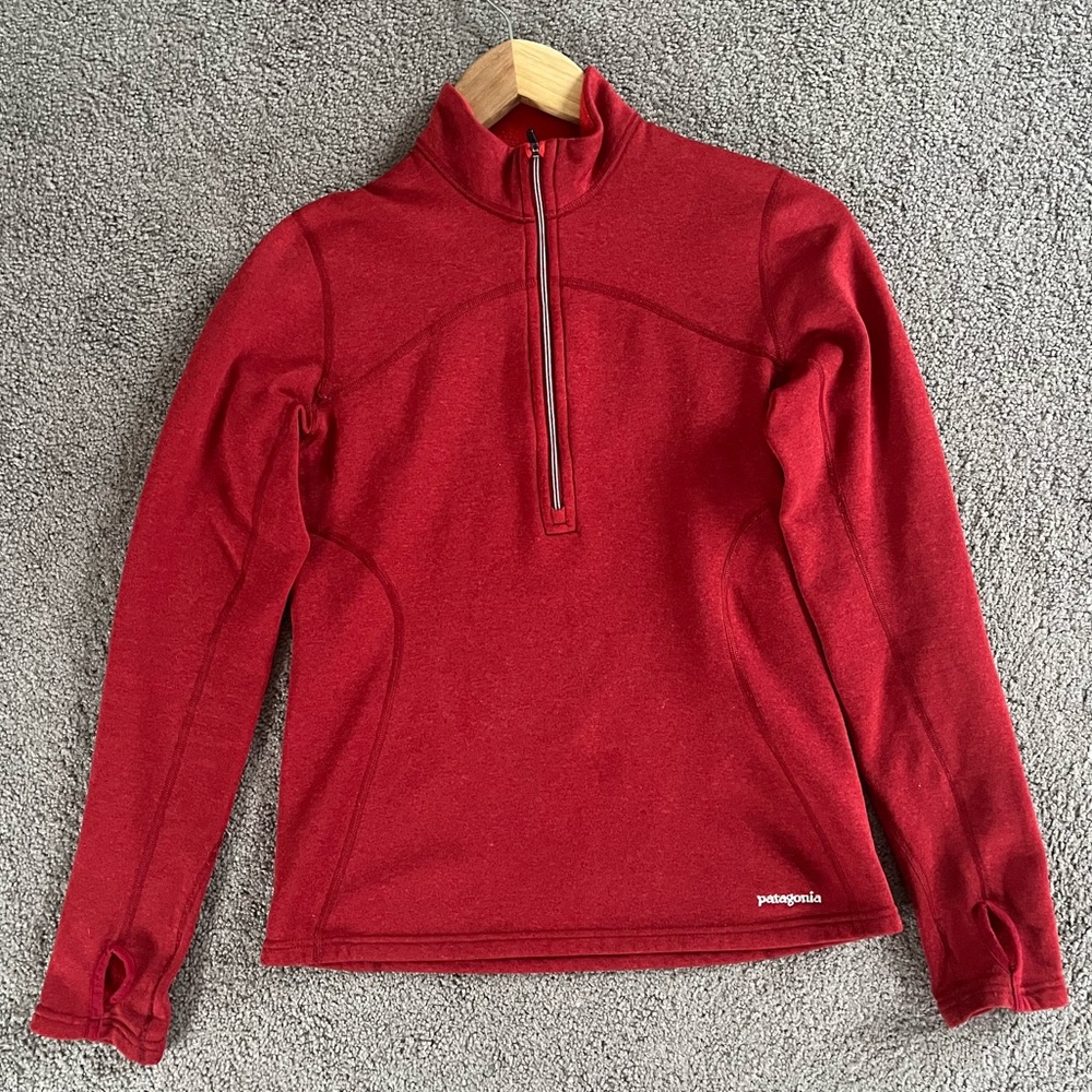 Patagonia women’s fleece quarter zip top, size XS